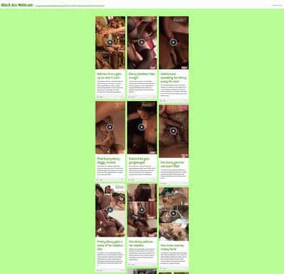 Black Ass Webcam